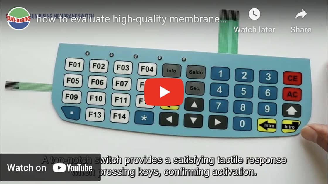 how to evaluate high-quality membrane switch